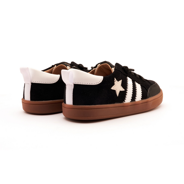 WOS Low Top, Black Suede