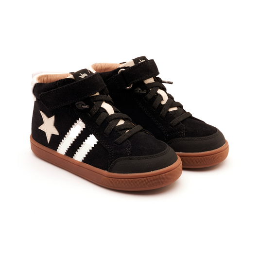 WOS High Top, Black Suede - Magpies Paducah