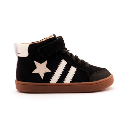 WOS High Top, Black Suede - Magpies Paducah
