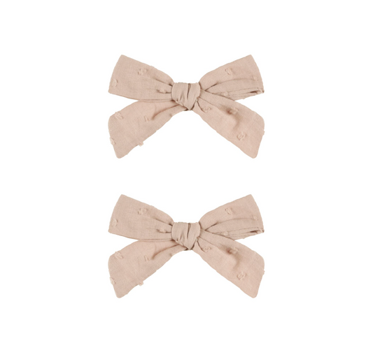 Bows Set of 2, Blush