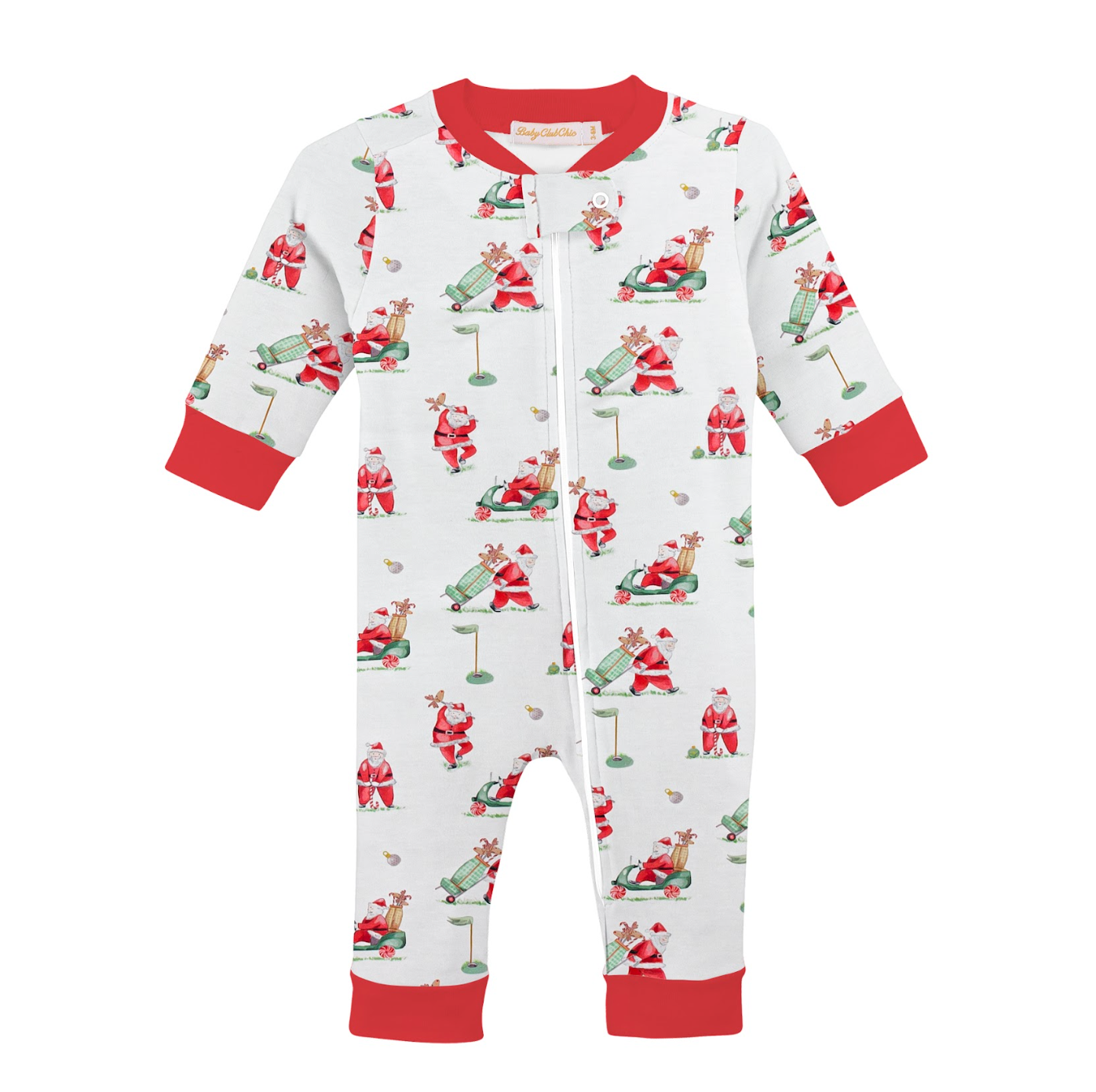 Zipper Coverall, Santa's Golf