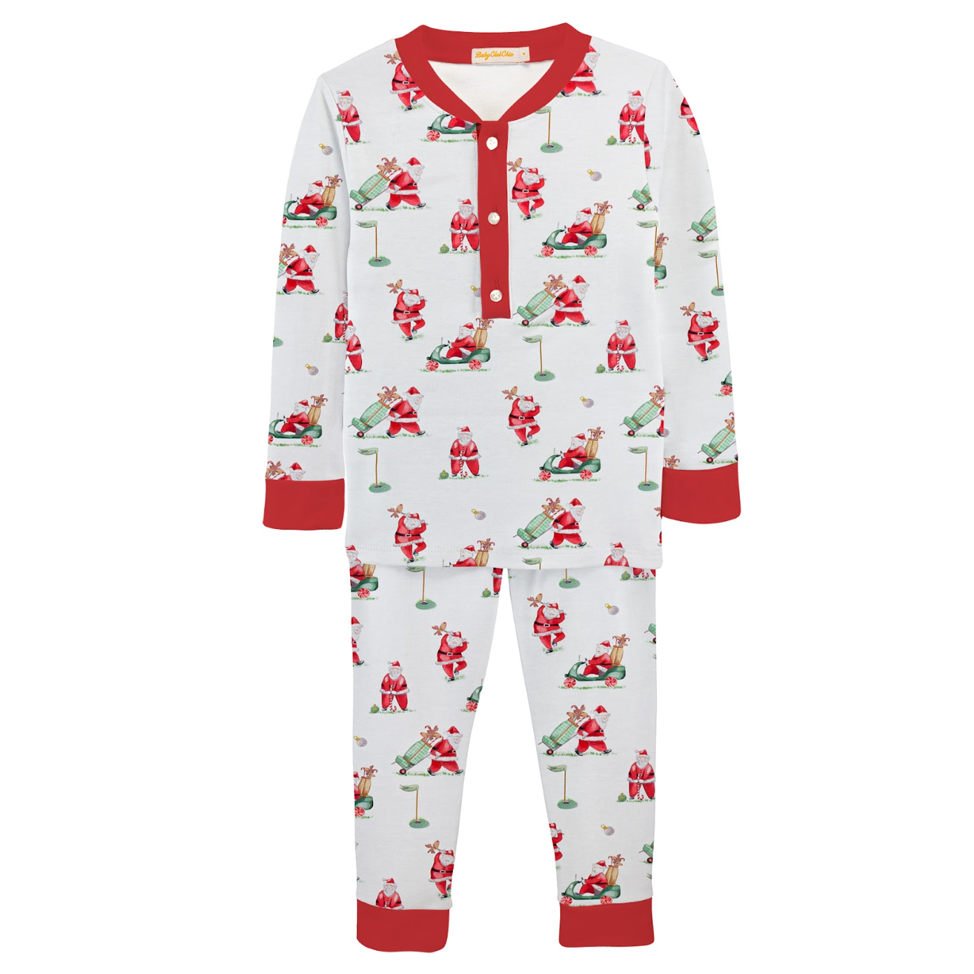 Pajama Set, Santa's Golf