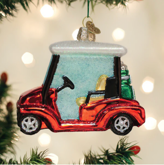 Golf Cart Ornament - Magpies Paducah
