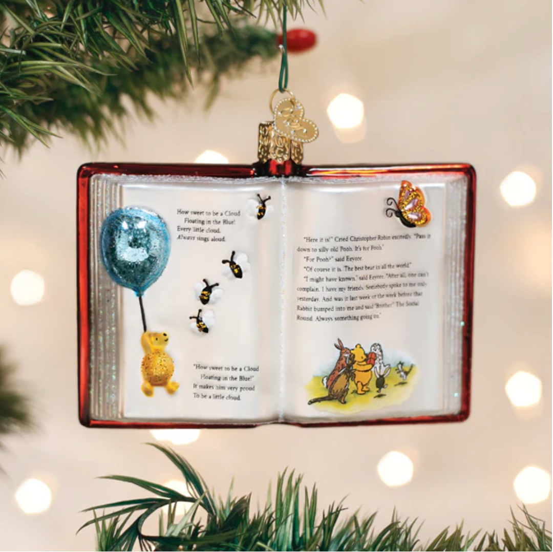 Winnie-the-Pooh Book Ornament - Magpies Paducah