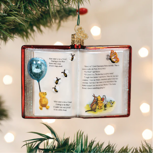 Winnie-the-Pooh Book Ornament