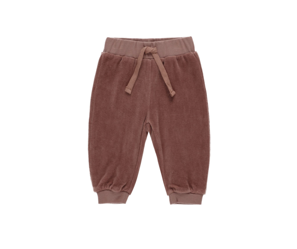 Velour Relaxed Sweatpant, Cranberry | 18-24m