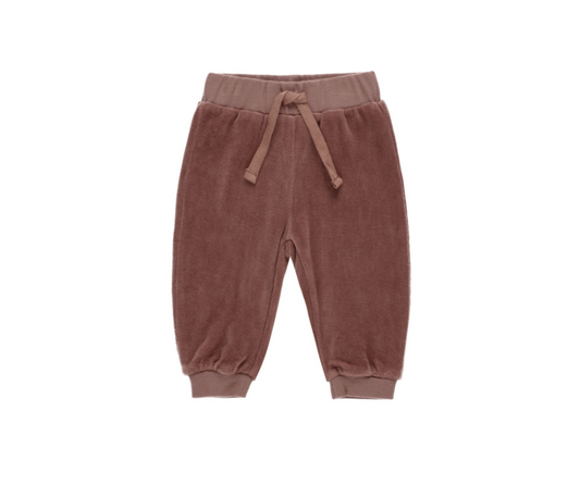 Velour Relaxed Sweatpant, Cranberry | 18-24m