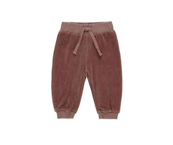 Velour Relaxed Sweatpant, Cranberry | 18-24m