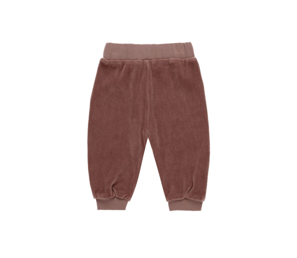 Velour Relaxed Sweatpant, Cranberry | 18-24m