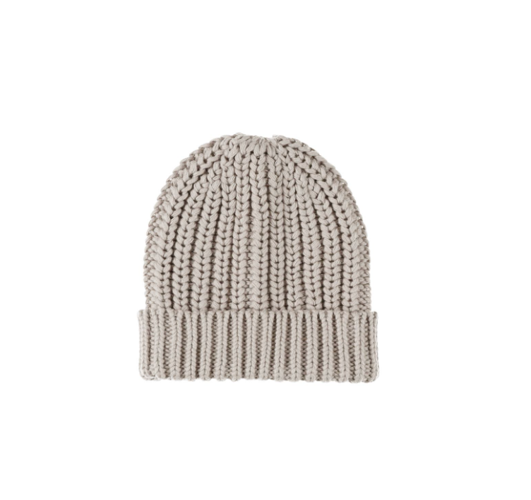 Chunky Knit Beanie, Fog