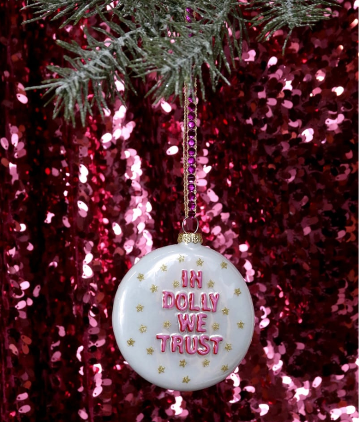 In Dolly We Trust Ornament - Magpies Paducah