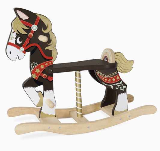 Classic Wooden Rocking Horse - Magpies Paducah