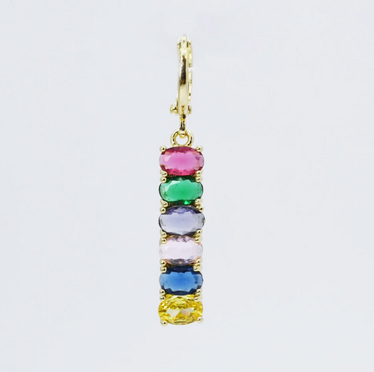 Multi Gem Bar Charm - Magpies Paducah