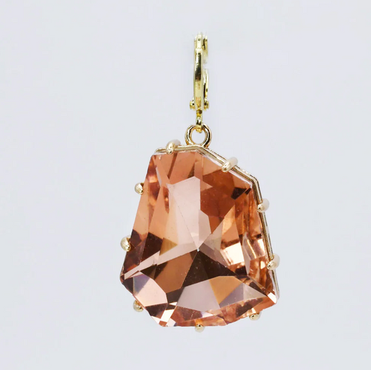 Peach Stone Charm