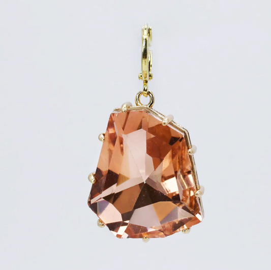 Peach Stone Charm - Magpies Paducah