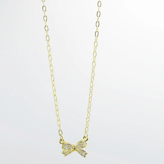 Sweet Bow Necklace - Magpies Paducah