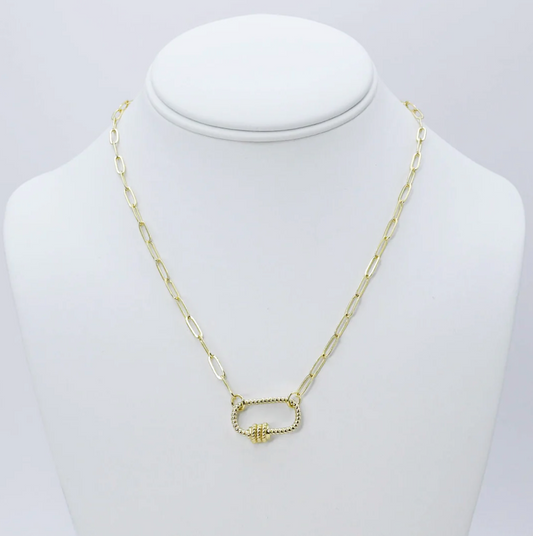 Roped Clip Charm Necklace - Magpies Paducah