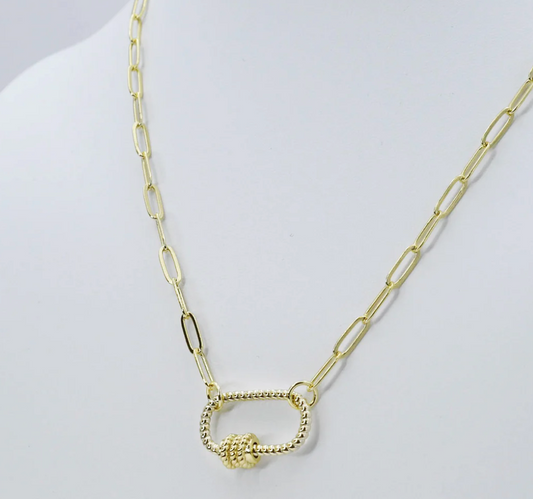 Roped Clip Charm Necklace - Magpies Paducah