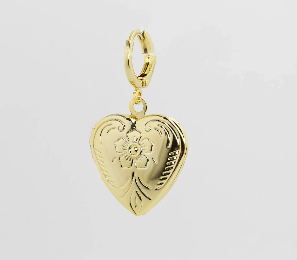 Holding Memory Heart Charm