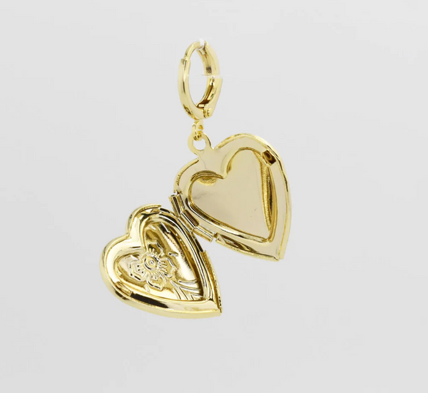 Holding Memory Heart Charm