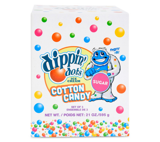 Cotton Candy Floss, Dippin' Dots (3 flavors!)