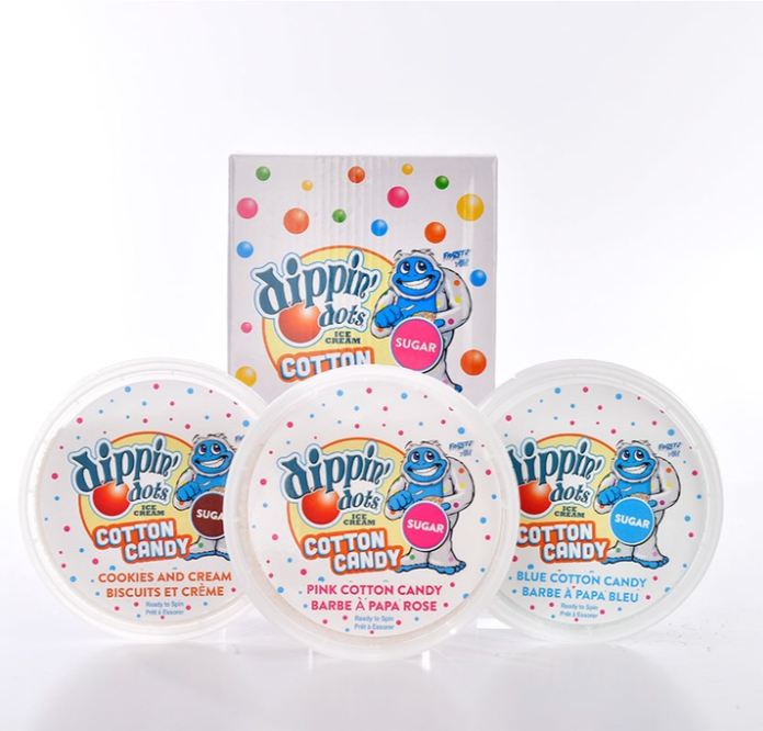 Cotton Candy Floss, Dippin' Dots (3 flavors!)