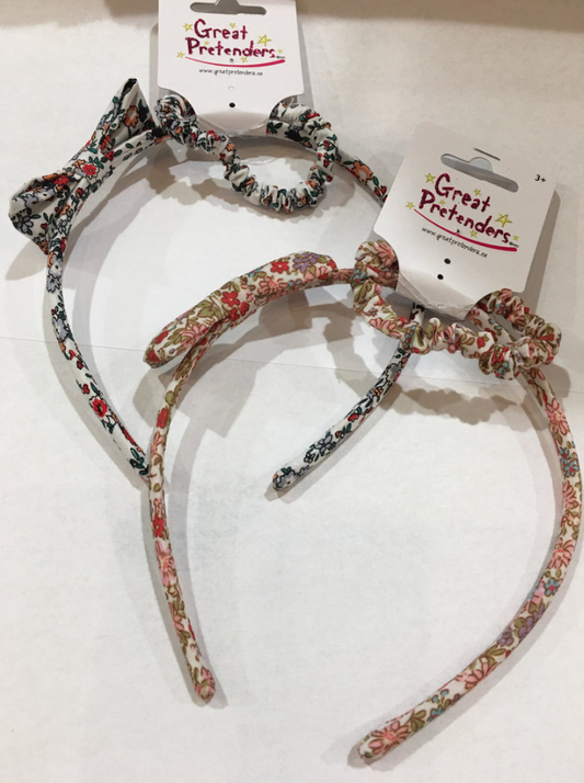 Liberty Headband w/ Scrunchie, Asst. Colors - Magpies Paducah