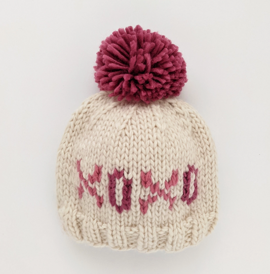 XOXO Hand Knit Beanie - Magpies Paducah