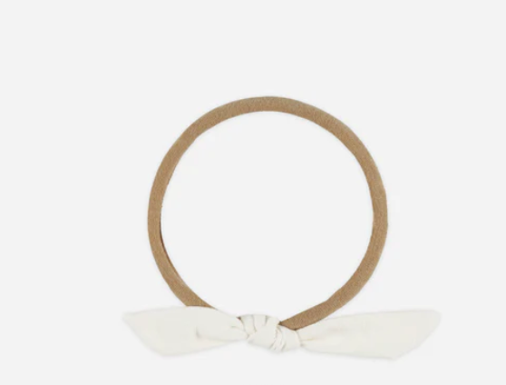 Baby Bow Headband, Ivory