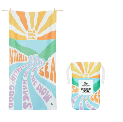 Quick Dry Towel, Large | Vitamin Sea - Magpies Paducah