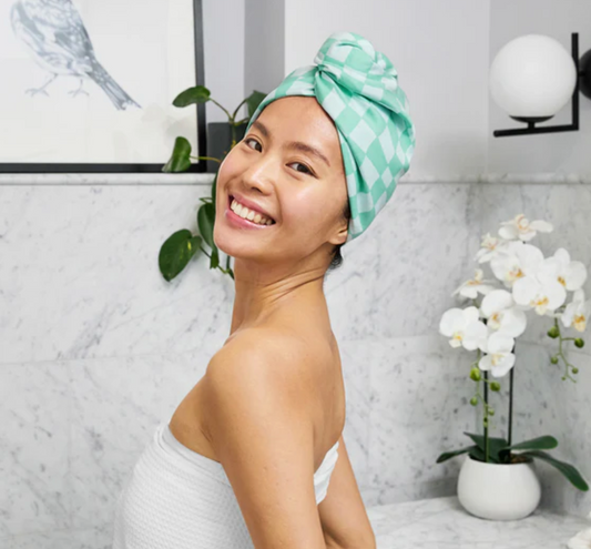 Hair Wrap, Check Mate - Magpies Paducah