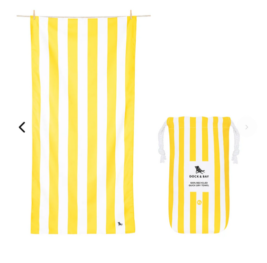 Quick Dry Towel, XL | Boracay Yellow - Magpies Paducah