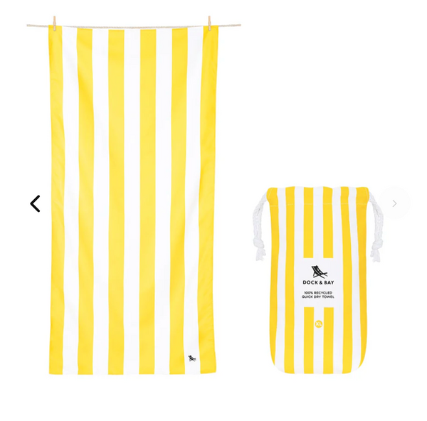 Quick Dry Towel, XL | Boracay Yellow