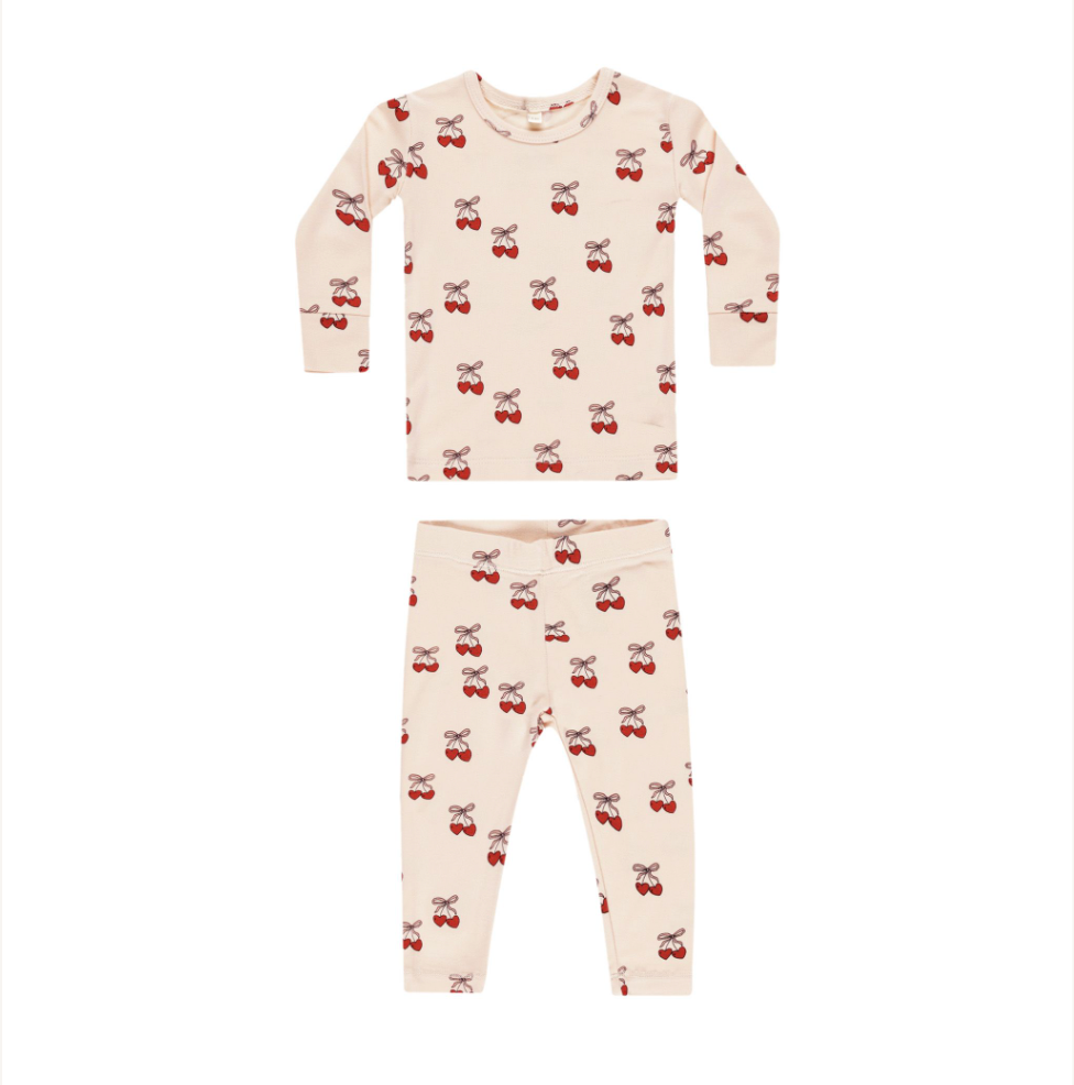 Bamboo Pajama Set, Mon Amour