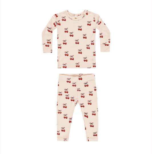 Bamboo Pajama Set, Mon Amour