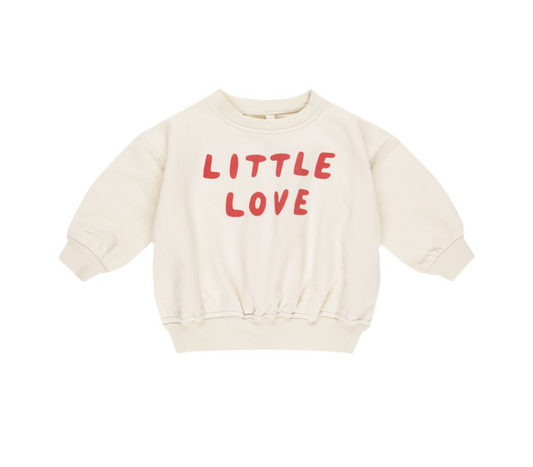 Relaxed Fleece Sweatshirt, Little Love