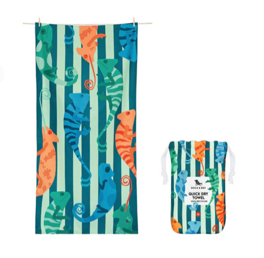 Quick Dry Towel, Large | Karma Chameleon