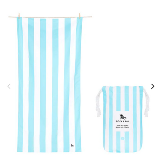 Quick Dry Towel, XL | Tulum Blue - Magpies Paducah