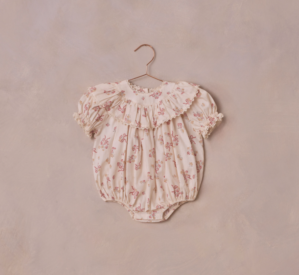 Eva Romper, Bow Ditsy