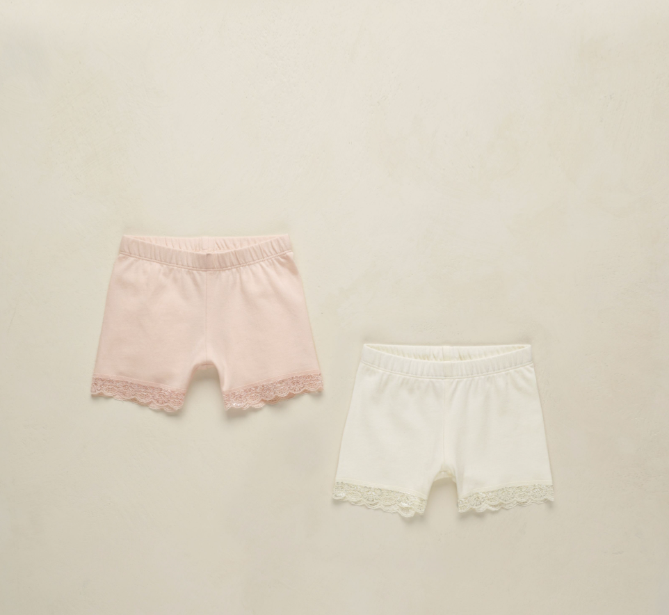 Cartwheel Shorts | Ivory, Blush