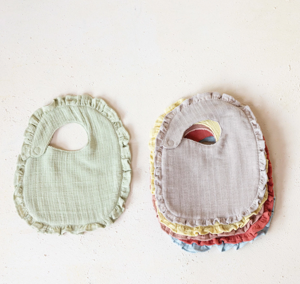 Terry Double Cloth Baby Bib (Asst. Colors!)