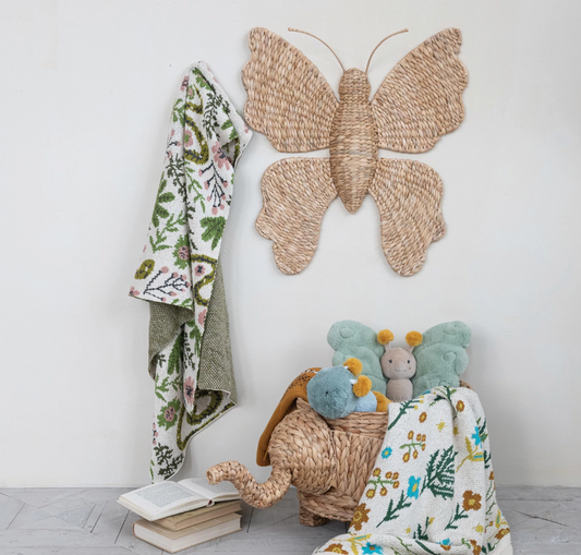 Hand-Woven Butterfly Wall Decor - Magpies Paducah
