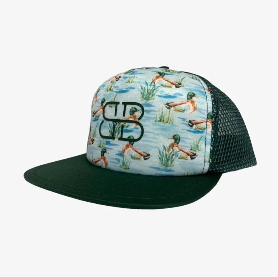 Floating Flat Brim Snapback, Maui Mallards