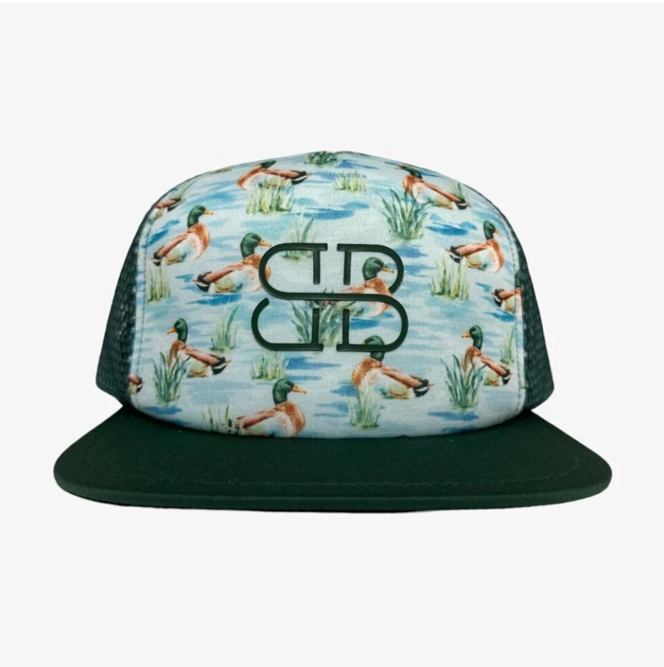 Floating Flat Brim Snapback, Maui Mallards