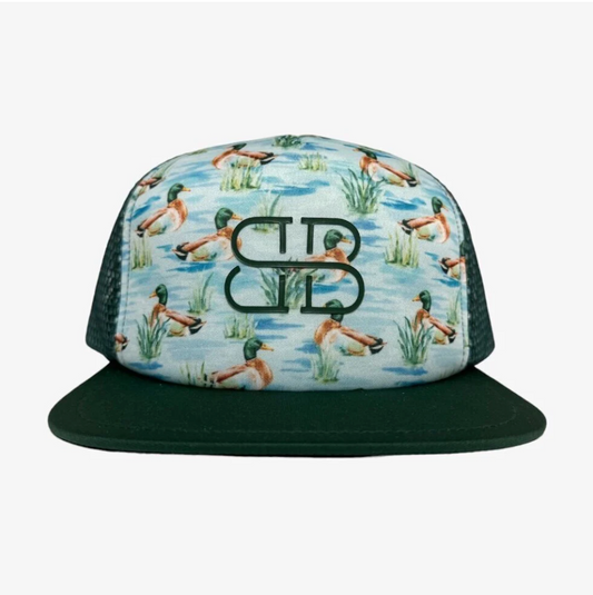 Floating Flat Brim Snapback, Maui Mallards - Magpies Paducah