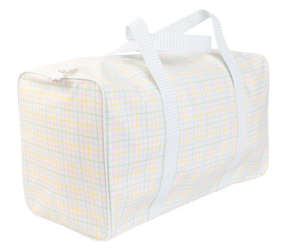 Duffle Bag, Multi Windowpane