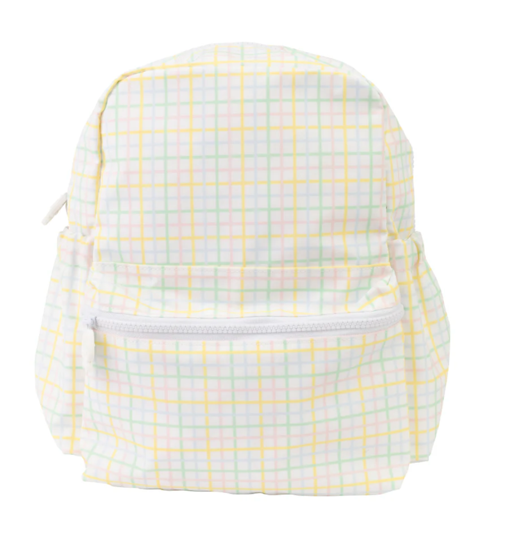 Small Backpack, Multi Windowpane