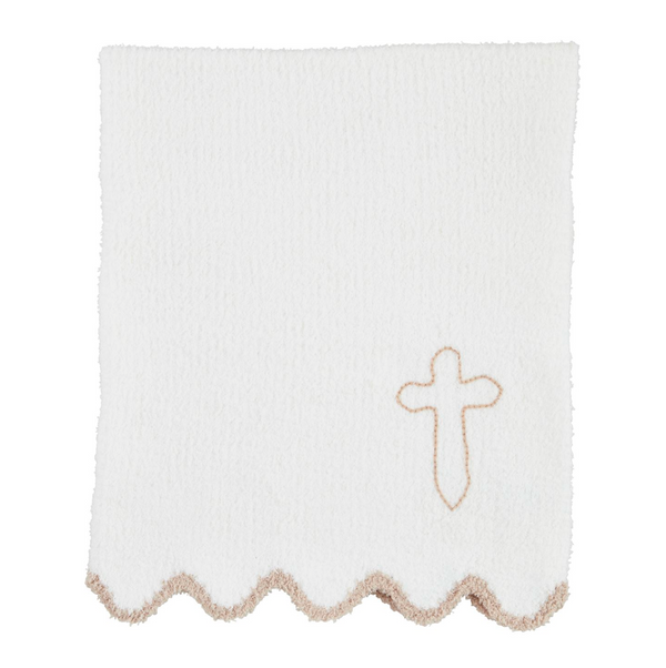 Chenille Blanket, Cross Scallop - Magpies Paducah