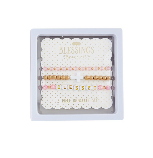 White Cross Beaded Bracelet - Magpies Paducah