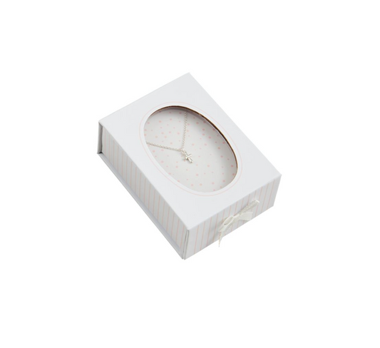 Boxed Necklace, Silver Cross - Magpies Paducah